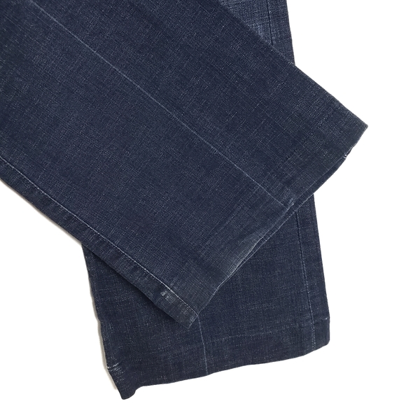 7 For All Mankind DOJO 7 Embroidered Med Wash Mid Rise Wide Leg Jeans Size: 29 - Picture 3 of 6